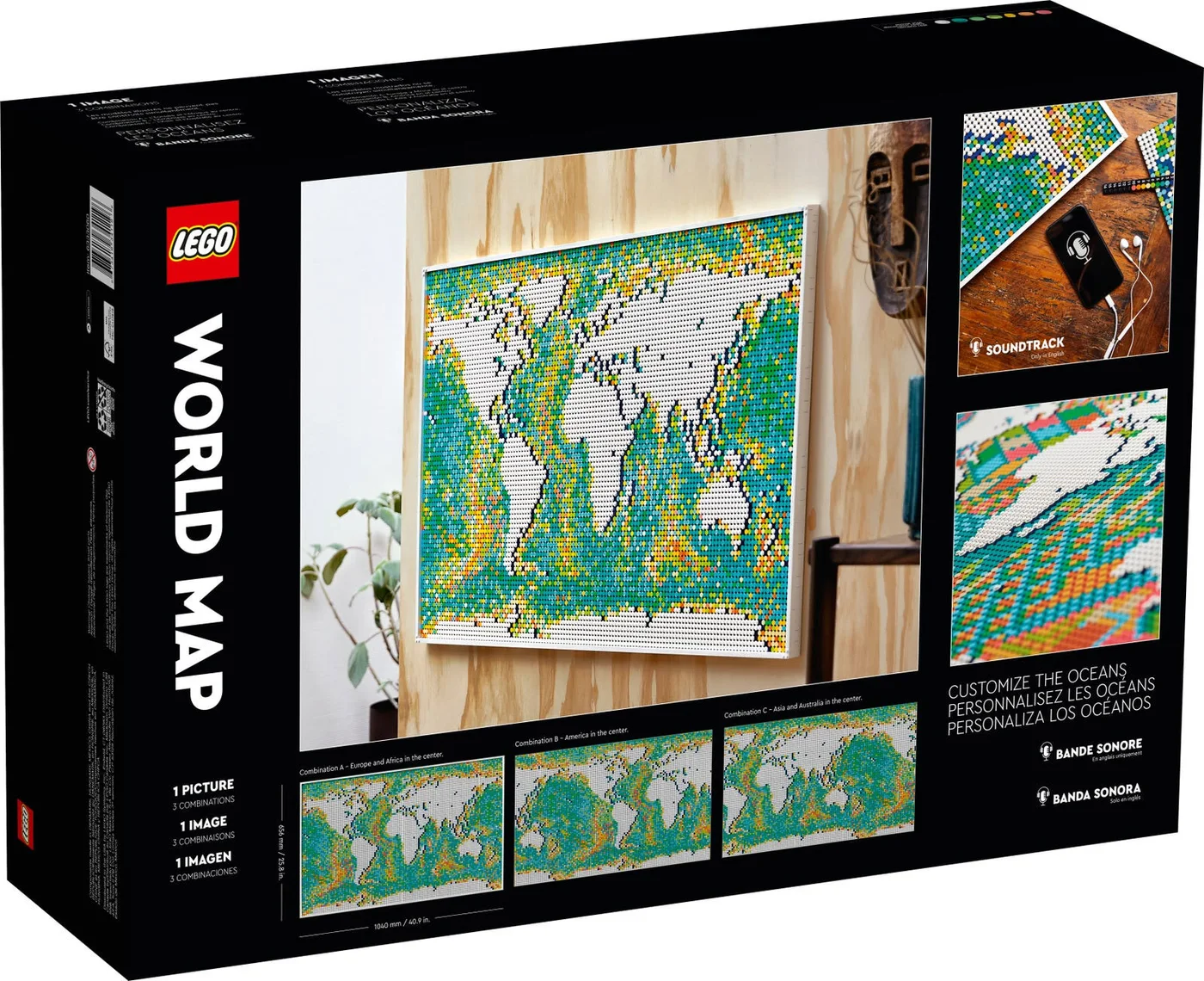 LEGO® Art 31203 Mappa del mondo - vue 12