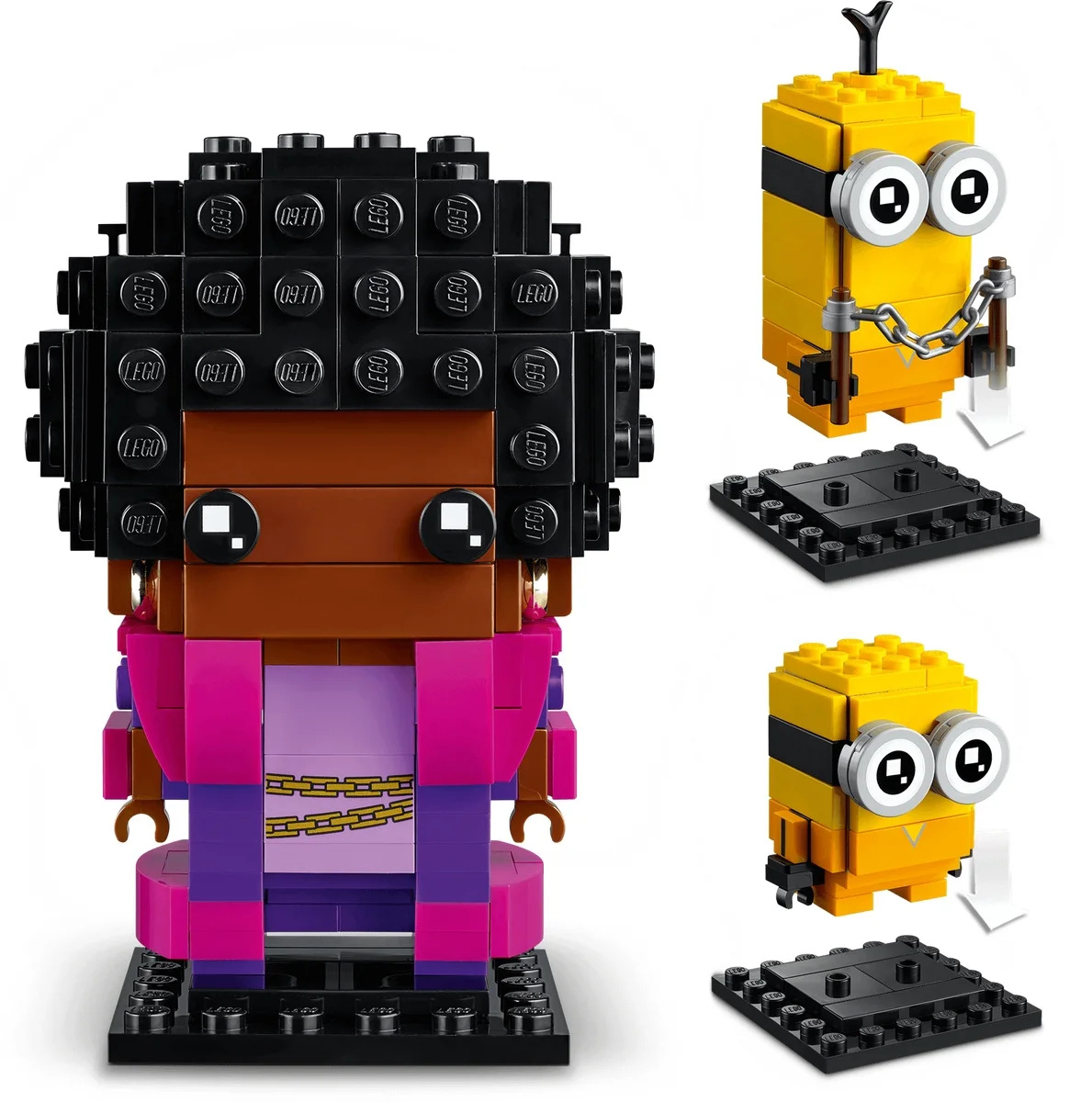 LEGO® BrickHeadz 40421 Belle Bottom, Bob e Kevin - vue 2