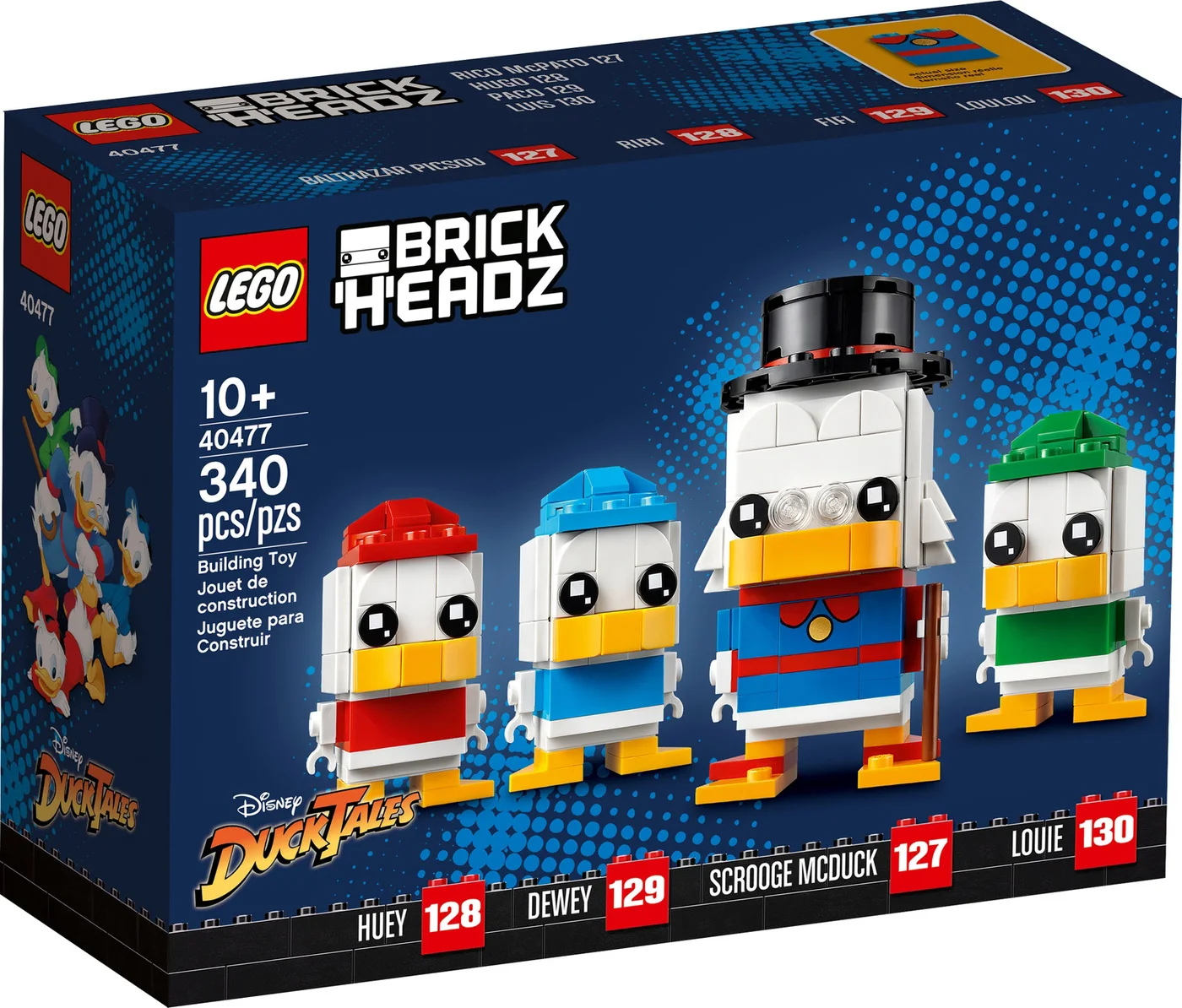LEGO® BrickHeadz 40477 Paperone, Qui, Quo e Qua - vue 2