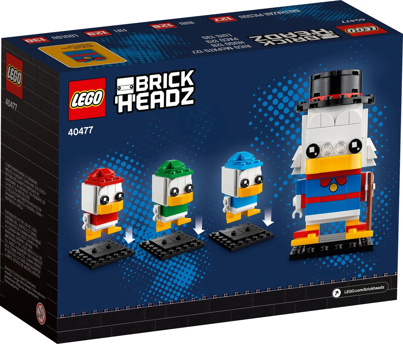 LEGO® BrickHeadz 40477 Paperone, Qui, Quo e Qua - vue 3