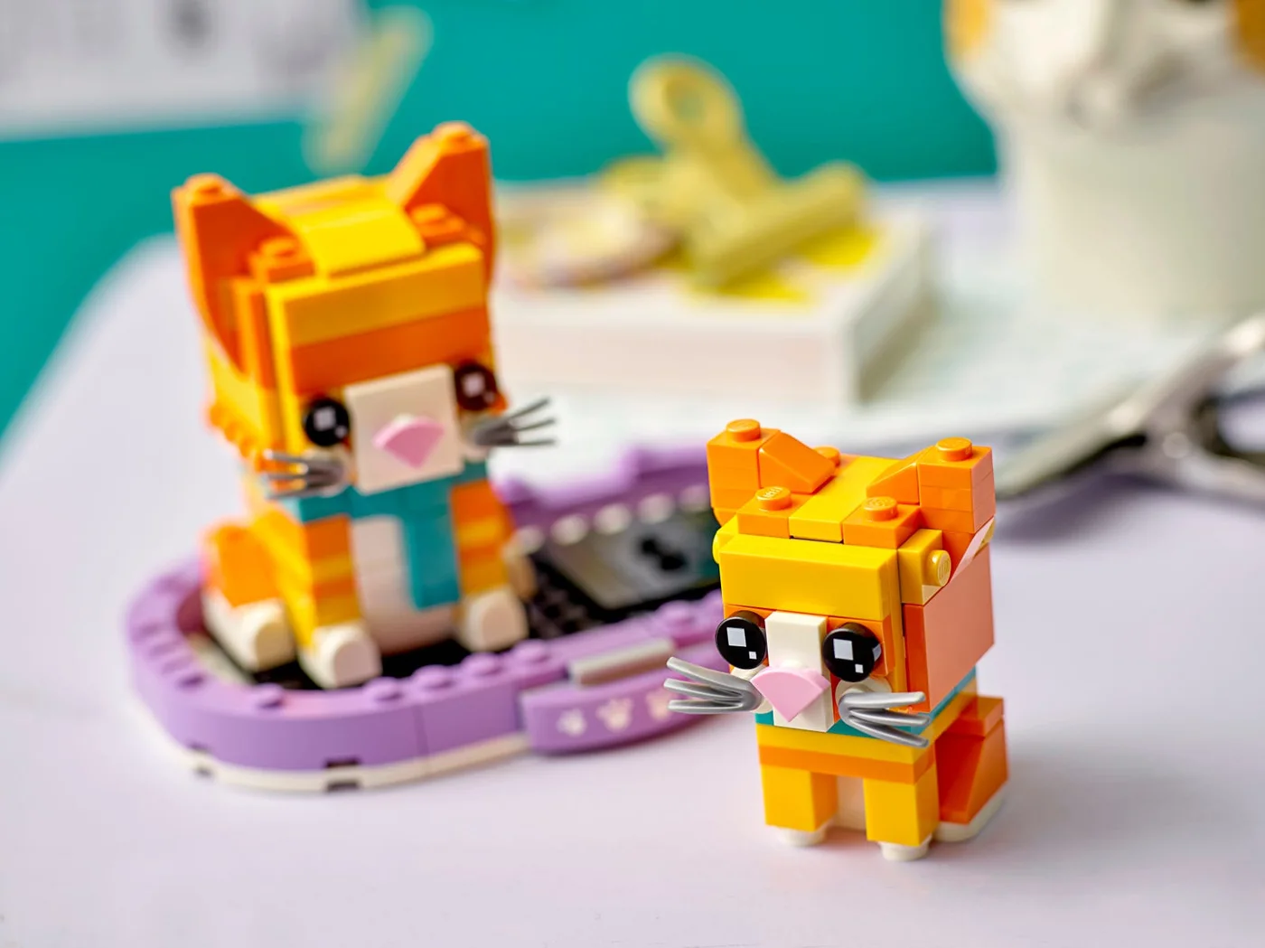 LEGO® BrickHeadz 40480 Gatto soriano - vue 2