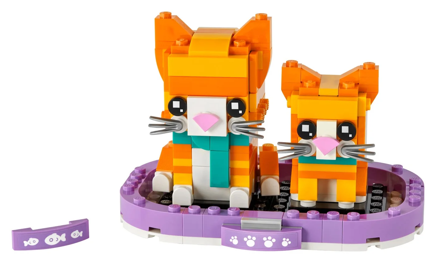 LEGO® BrickHeadz 40480 Gatto soriano - vue 6