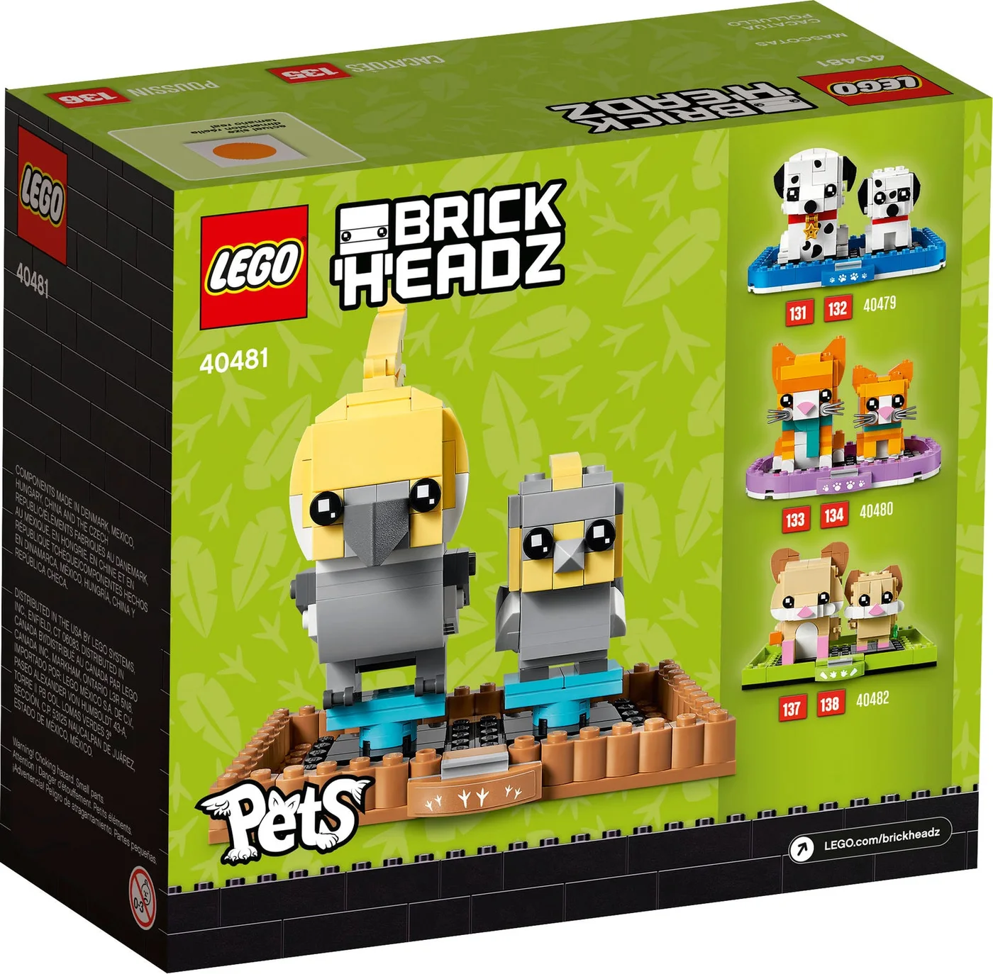 LEGO® BrickHeadz 40481 Pappagallino - vue 3