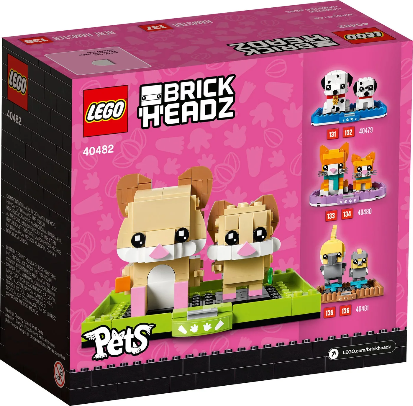 LEGO® BrickHeadz 40482 Criceto - vue 3