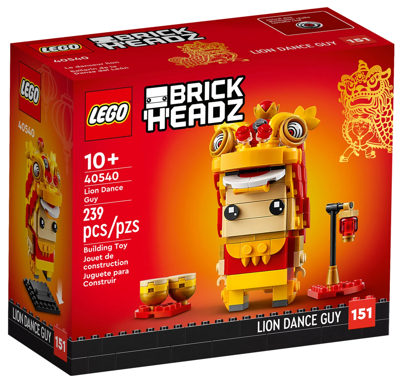 LEGO® BrickHeadz 40540 Danzatore del leone - vue 2