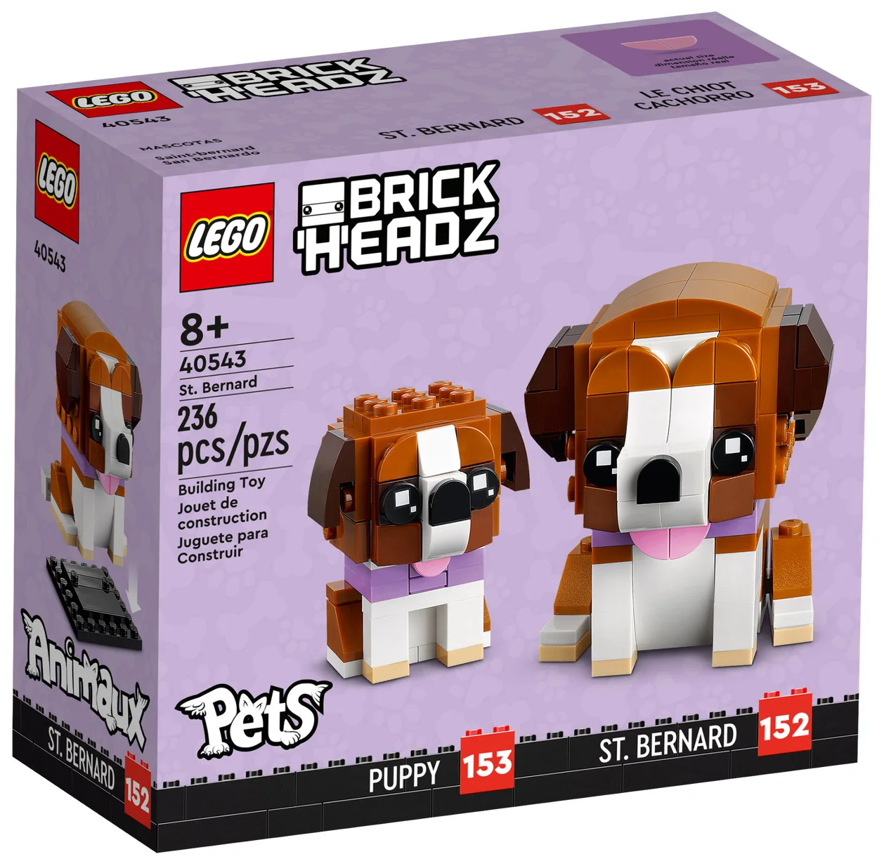LEGO® BrickHeadz 40543 San Bernardo - vue 2