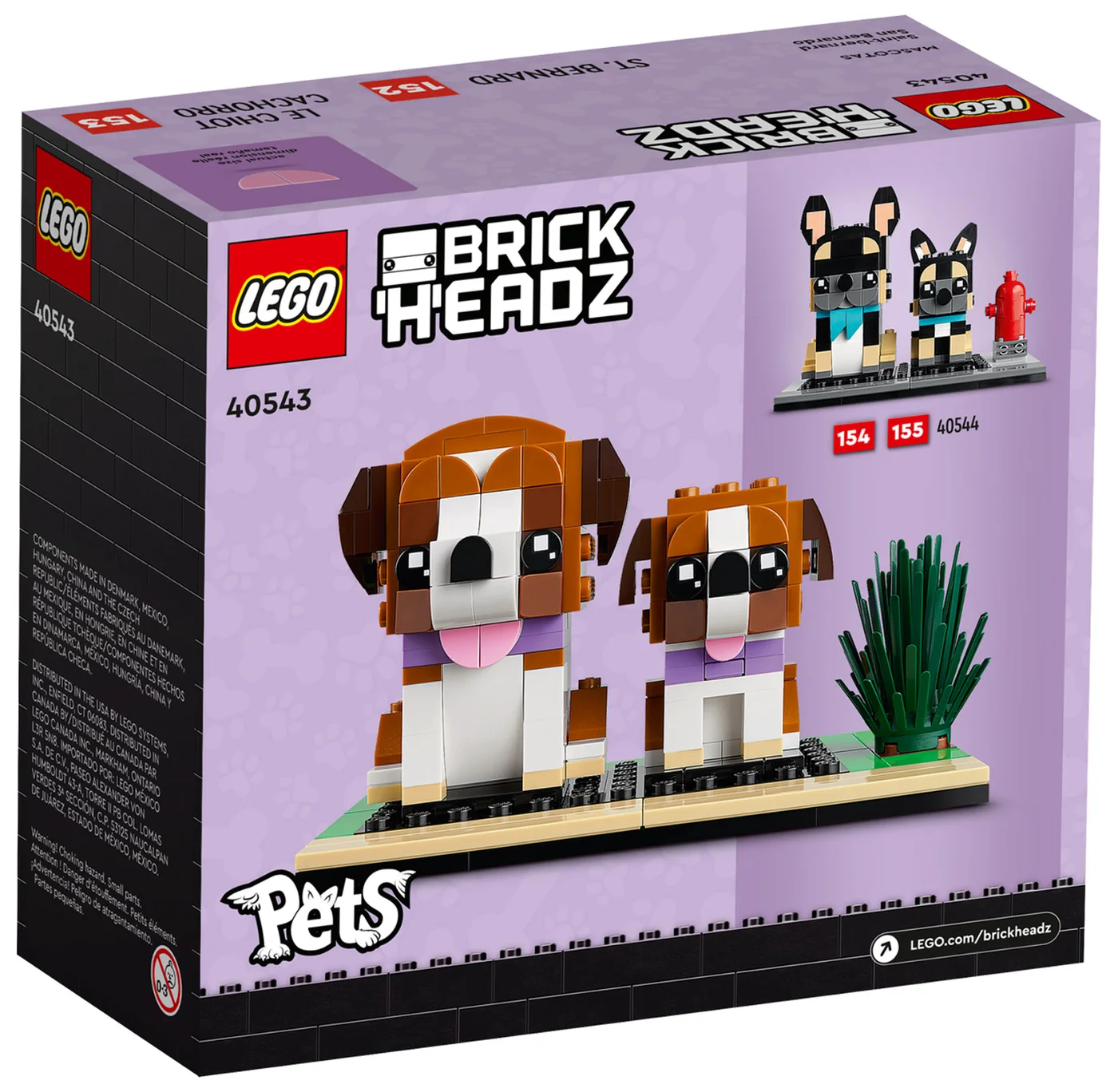 LEGO® BrickHeadz 40543 San Bernardo - vue 5