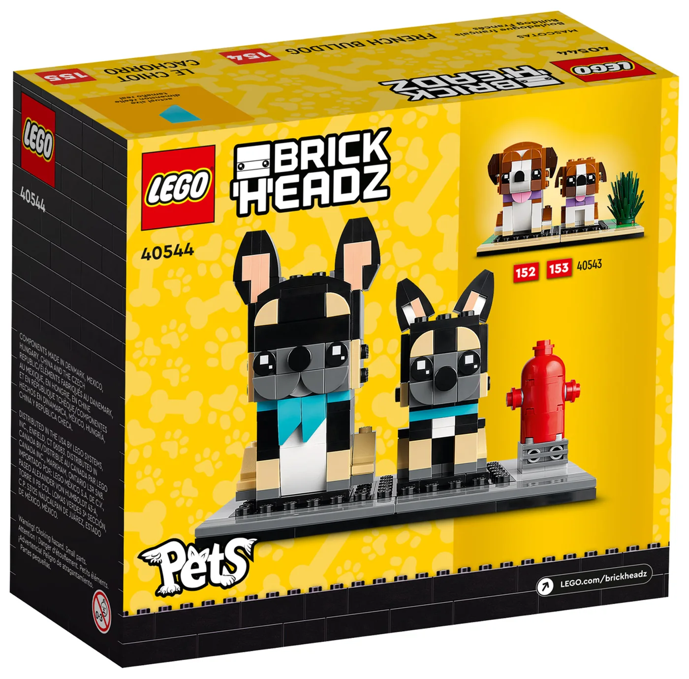 LEGO® BrickHeadz 40544 Bulldog francese - vue 5