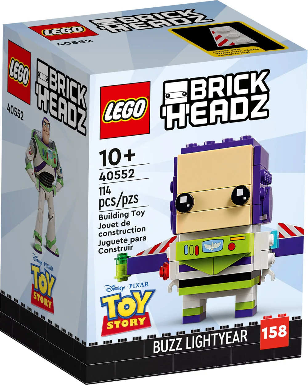 LEGO® BrickHeadz 40552 Buzz Lightyear - vue 2