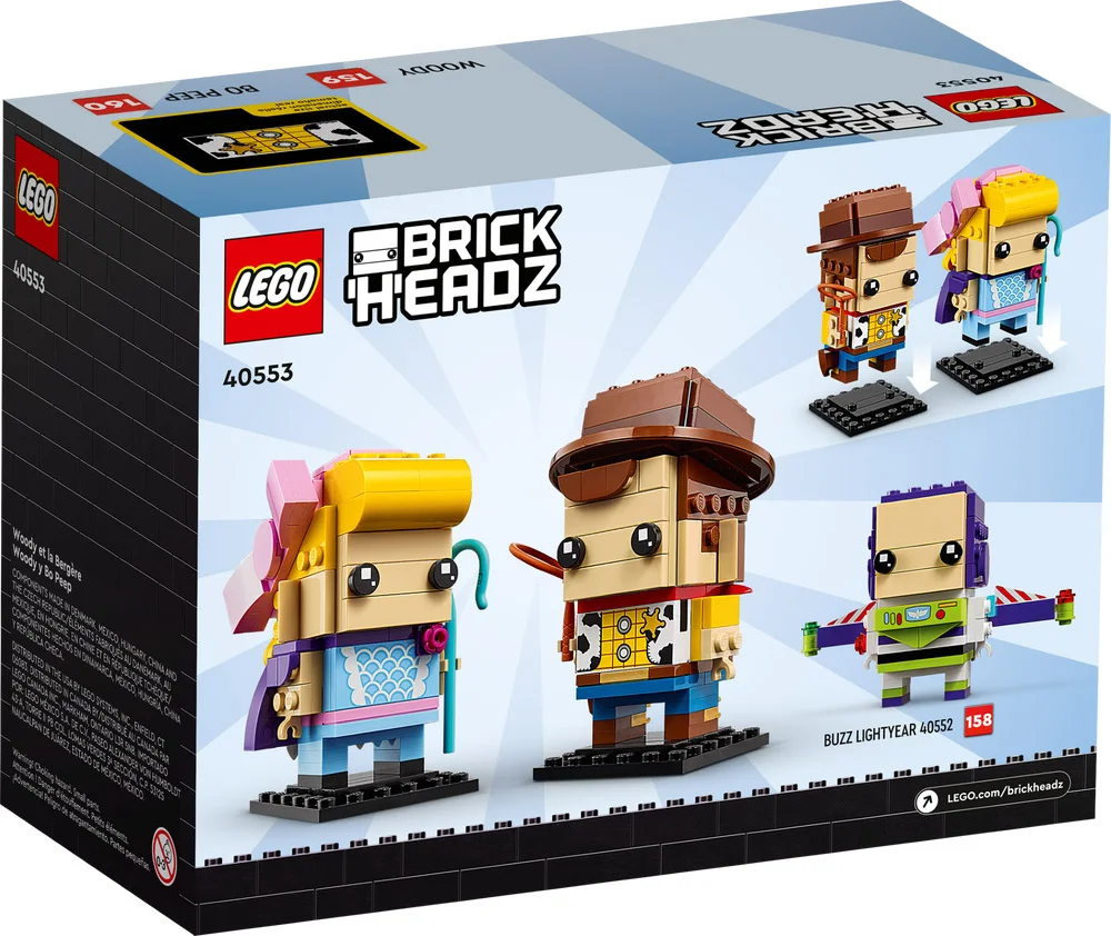 LEGO® BrickHeadz 40553 Woody e Bo Peep - vue 6