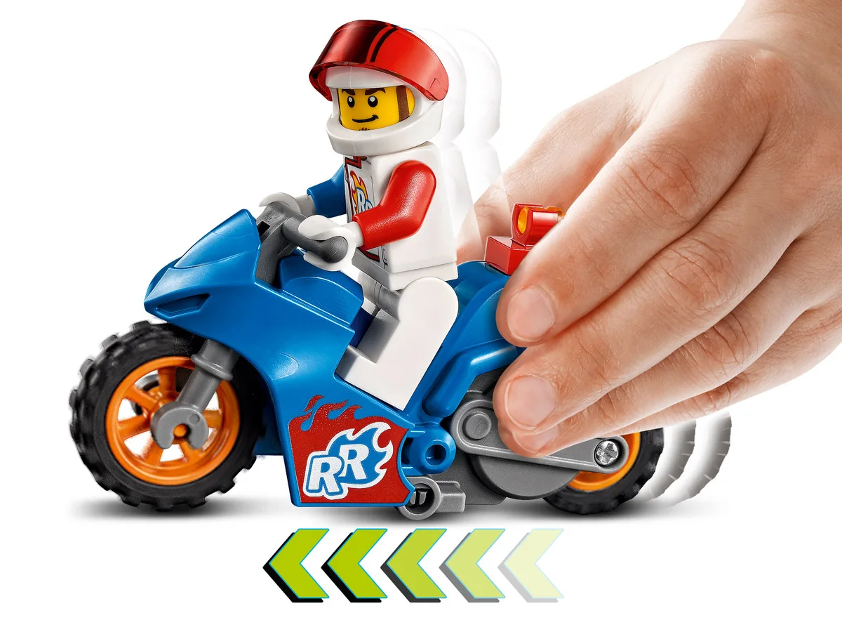 LEGO® City 60298 Stunt Bike razzo - vue 4