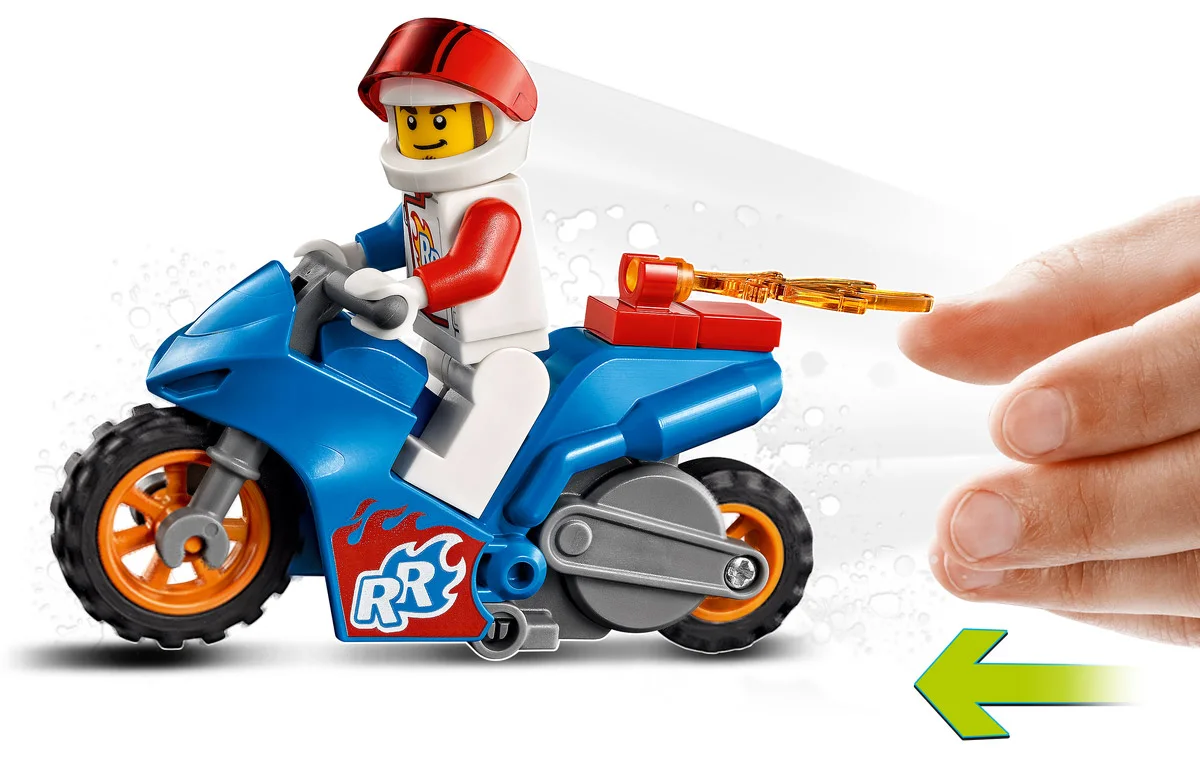 LEGO® City 60298 Stunt Bike razzo - vue 5