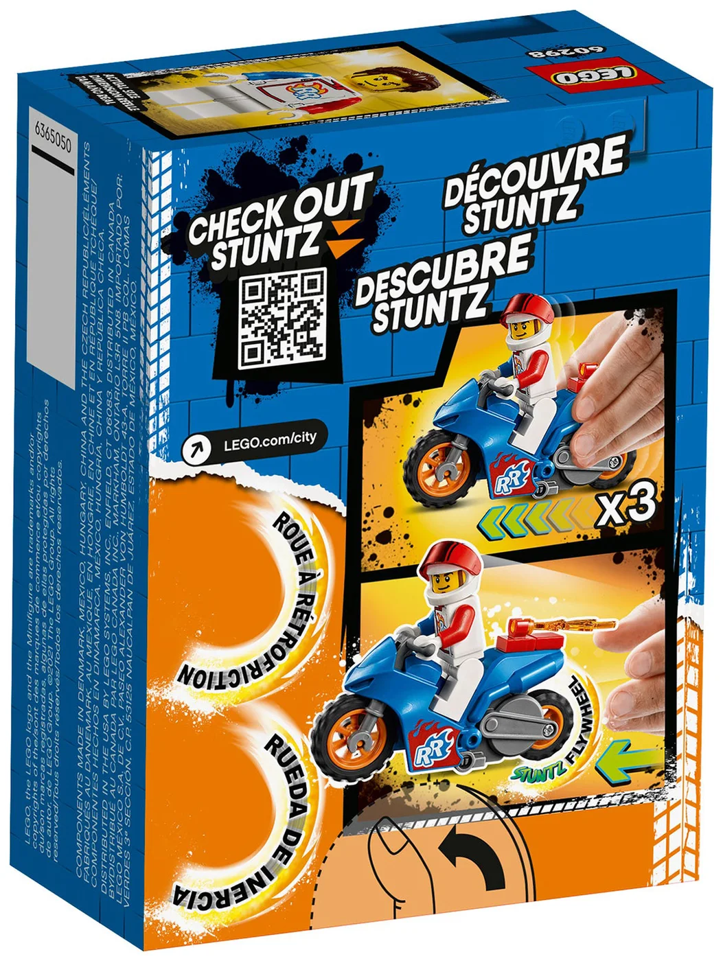 LEGO® City 60298 Stunt Bike razzo - vue 7
