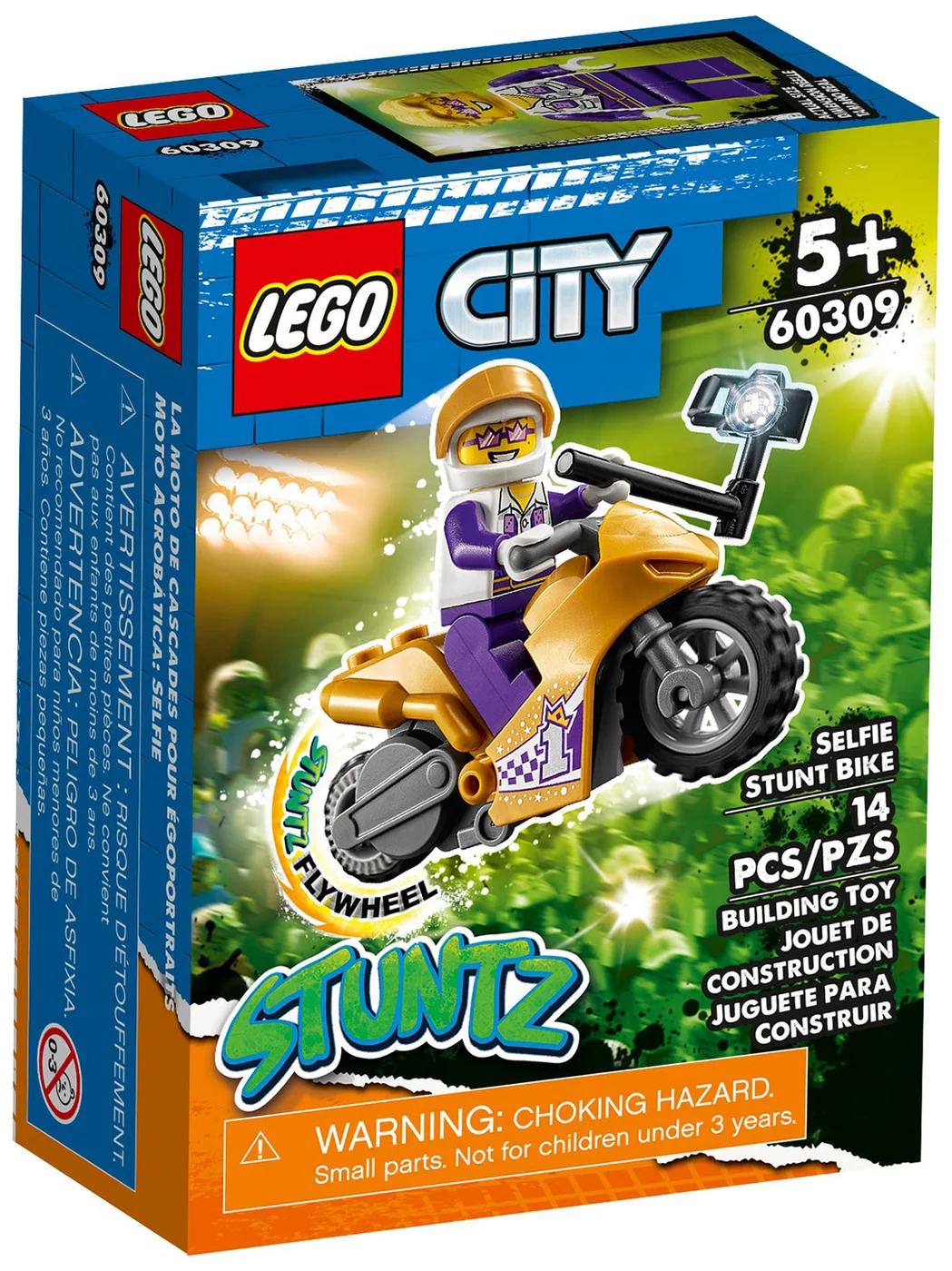 LEGO® City 60309 Stunt Bike dei selfie - vue 2