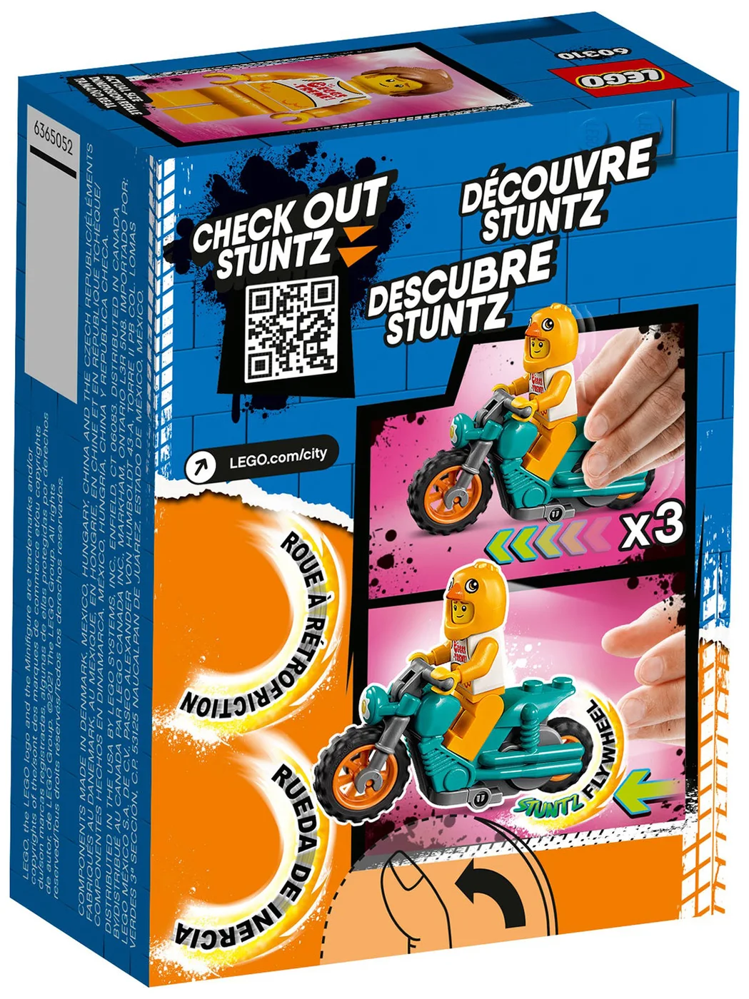 LEGO® City 60310 Stunt Bike della gallina - vue 5