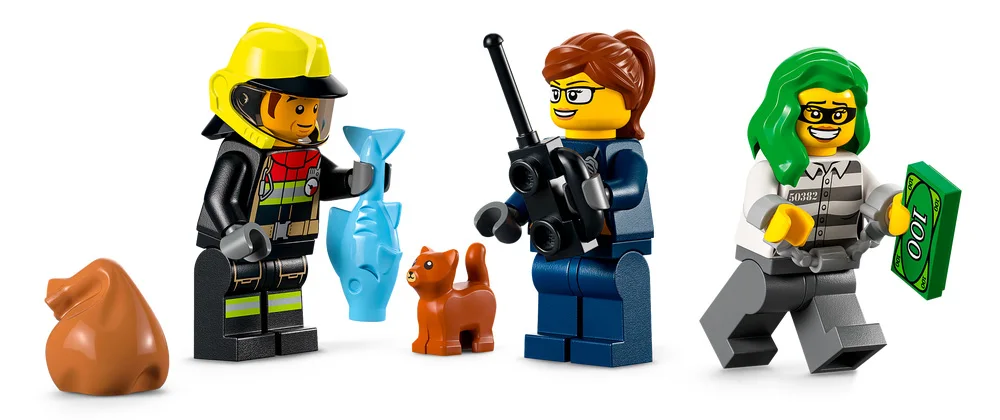 LEGO® City 60319 Soccorso antincendio e inseguimento della polizia - vue 4
