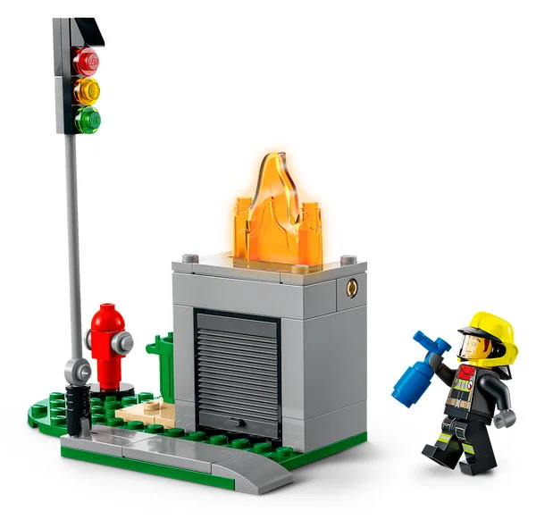 LEGO® City 60319 Soccorso antincendio e inseguimento della polizia - vue 7