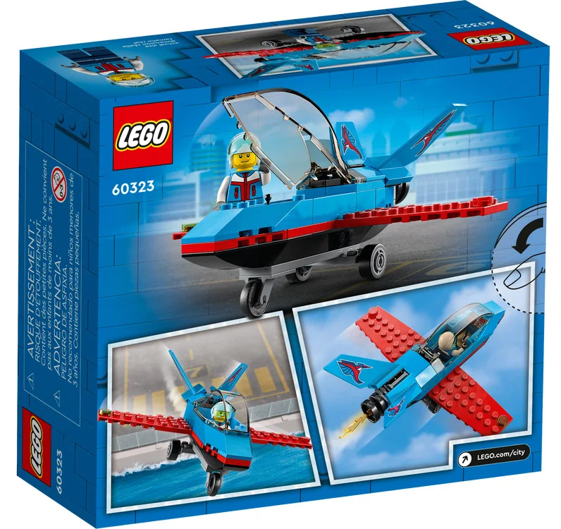 LEGO® City 60323 Aereo acrobatico - vue 4