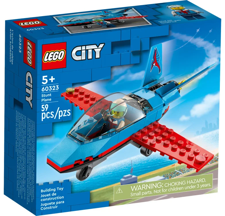 LEGO® City 60323 Aereo acrobatico - vue 5