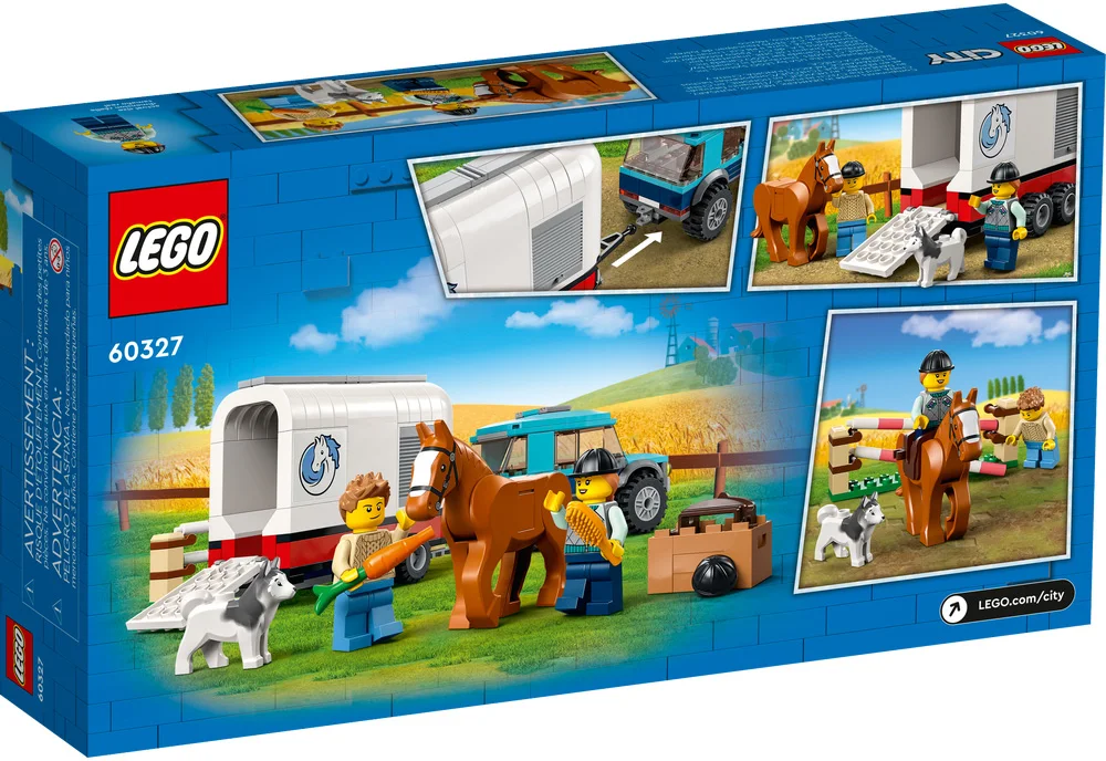 LEGO® City 60327 Rimorchio per cavalli - vue 6
