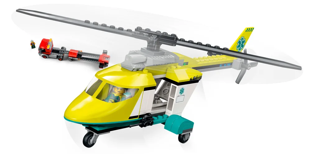 LEGO® City 60343 Trasportatore di elicotteri di salvataggio - vue 6