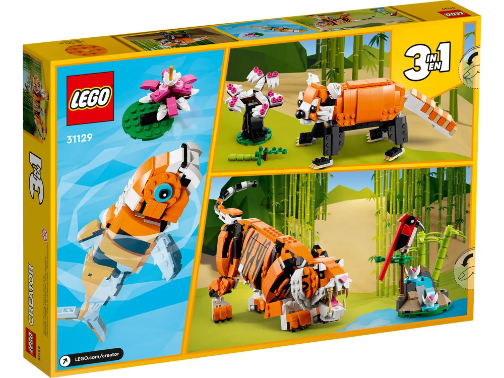LEGO® Creator 31129 Tigre maestosa - vue 8