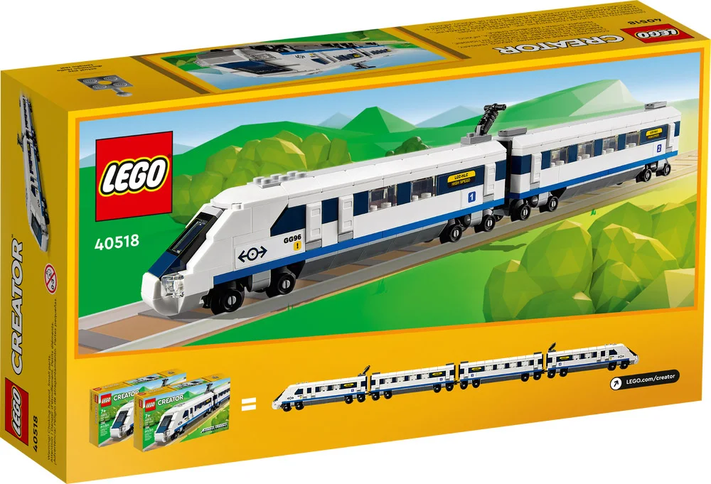 LEGO® Creator 40518 Treno ad alta velocità - vue 3