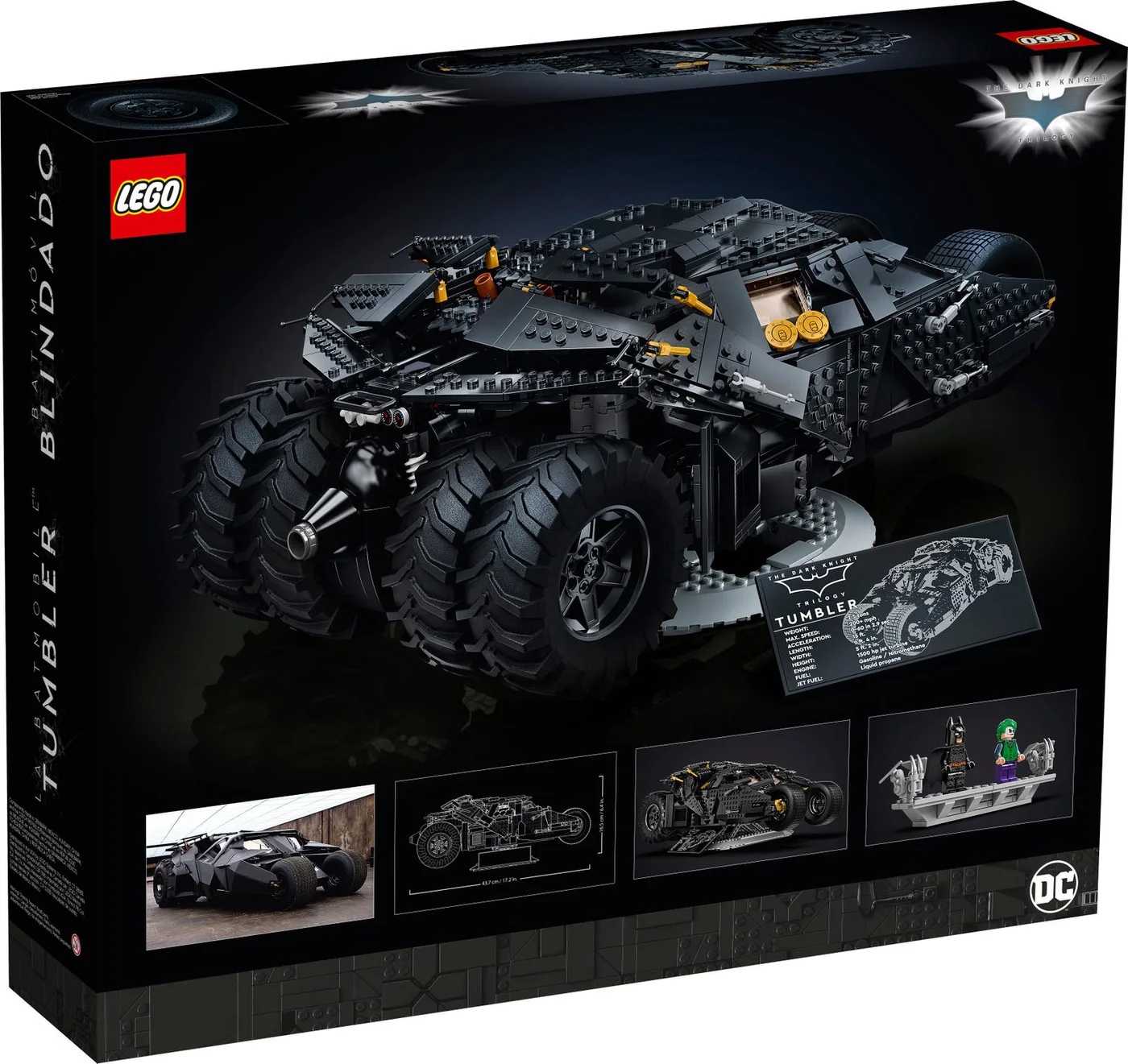 LEGO® DC Comics Super Heroes 76240 LEGO DC Batman Batmobile Tumbler - vue 7