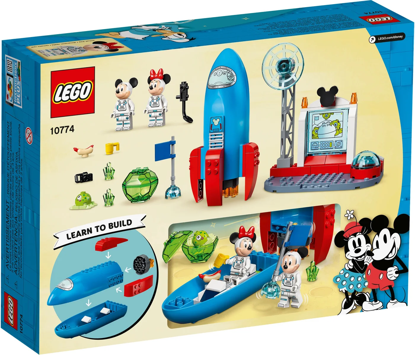 LEGO® Disney 10774 Il razzo spaziale di Topolino e Minnie - vue 2