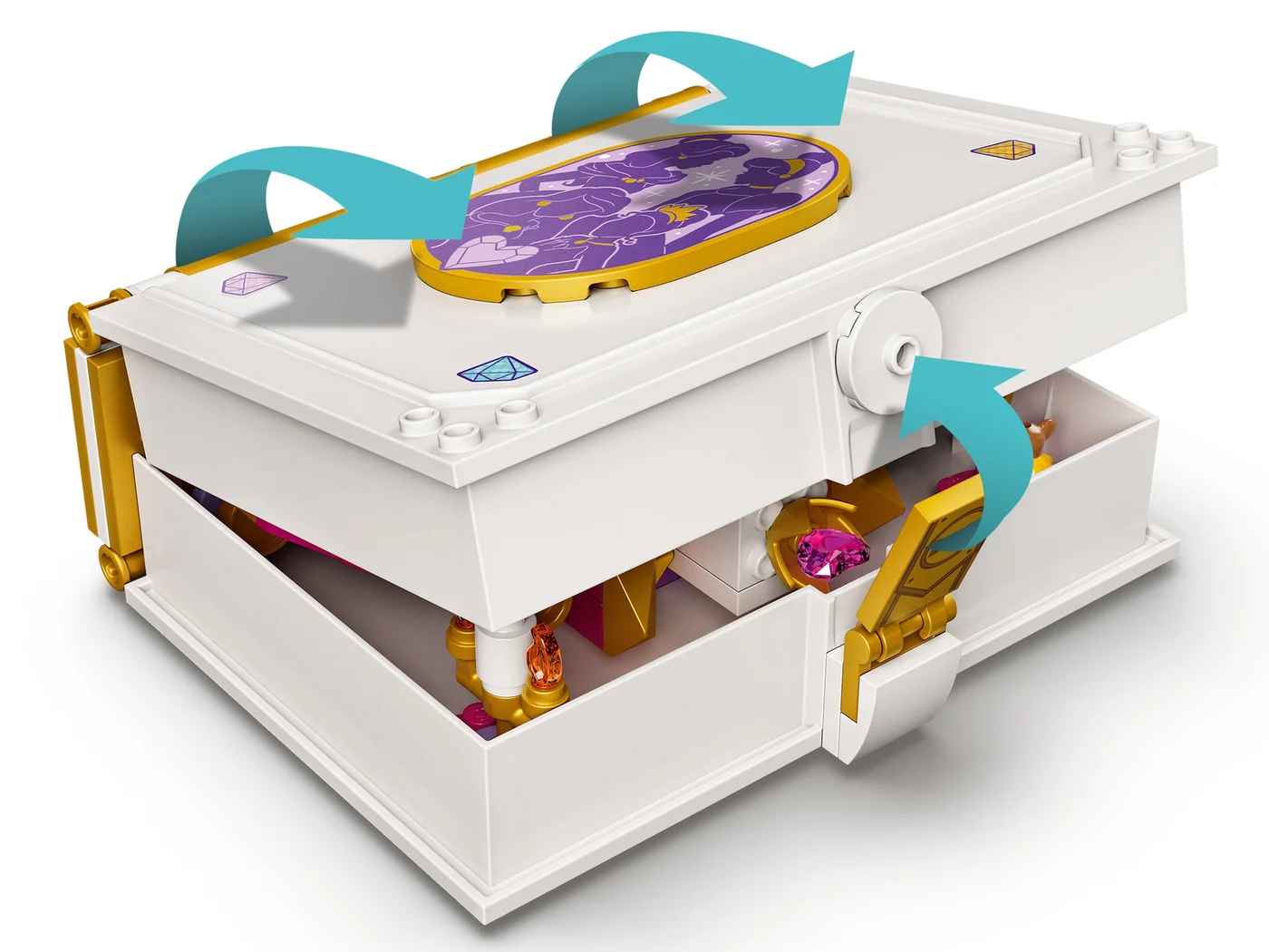LEGO® Disney 43193 L’avventura fiabesca di Ariel, Belle, Cenerentola e Tiana - vue 7