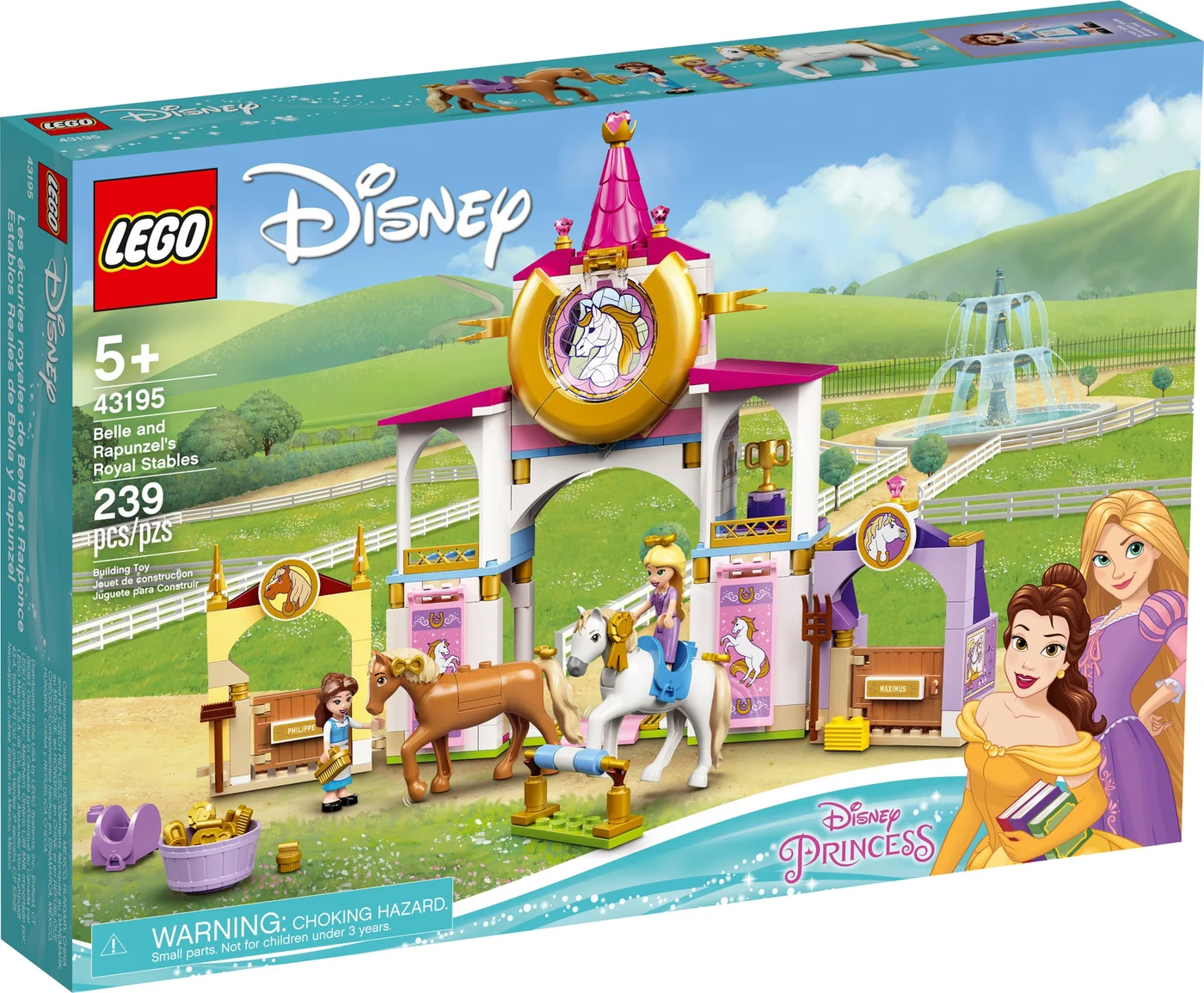 LEGO® Disney 43195 Le scuderie reali di Belle e Rapunzel - vue 2
