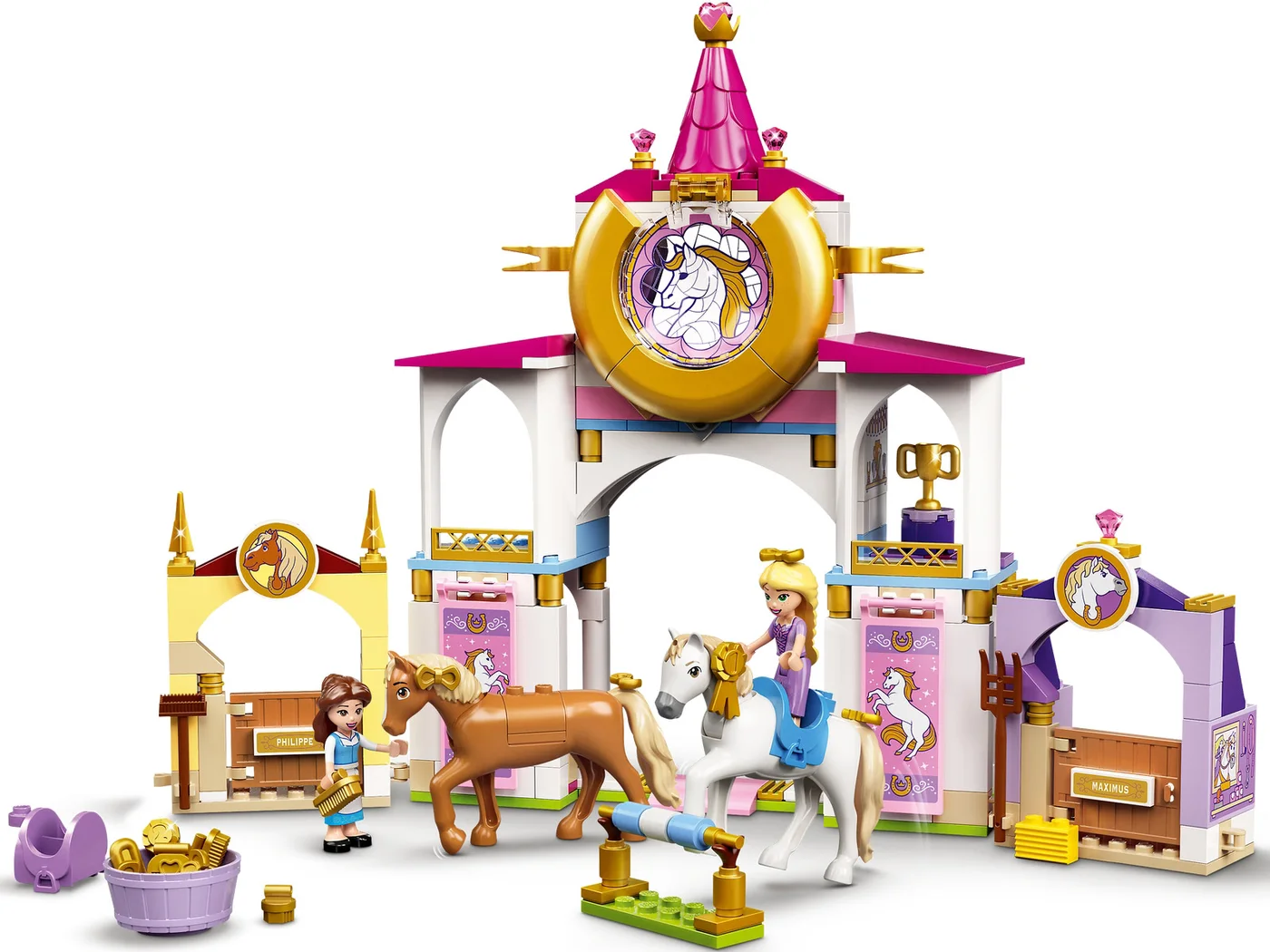 LEGO® Disney 43195 Le scuderie reali di Belle e Rapunzel - vue 3