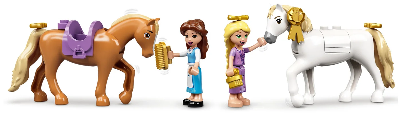 LEGO® Disney 43195 Le scuderie reali di Belle e Rapunzel - vue 5
