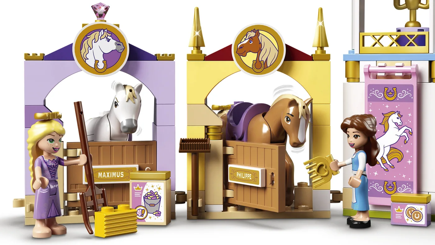 LEGO® Disney 43195 Le scuderie reali di Belle e Rapunzel - vue 10