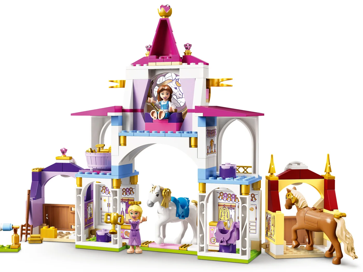 LEGO® Disney 43195 Le scuderie reali di Belle e Rapunzel - vue 12