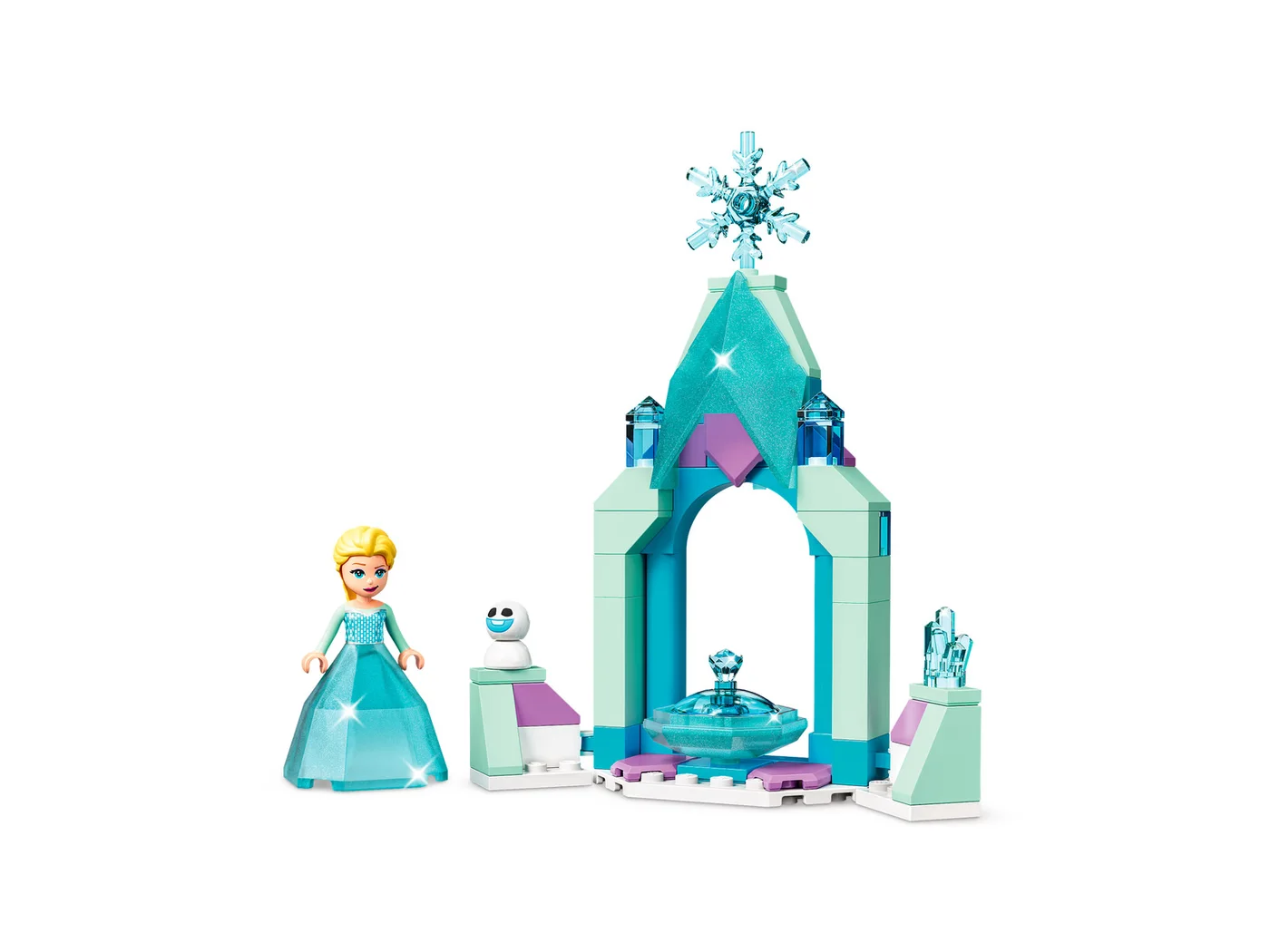 LEGO® Disney 43199 Il cortile del castello di Elsa - vue 3