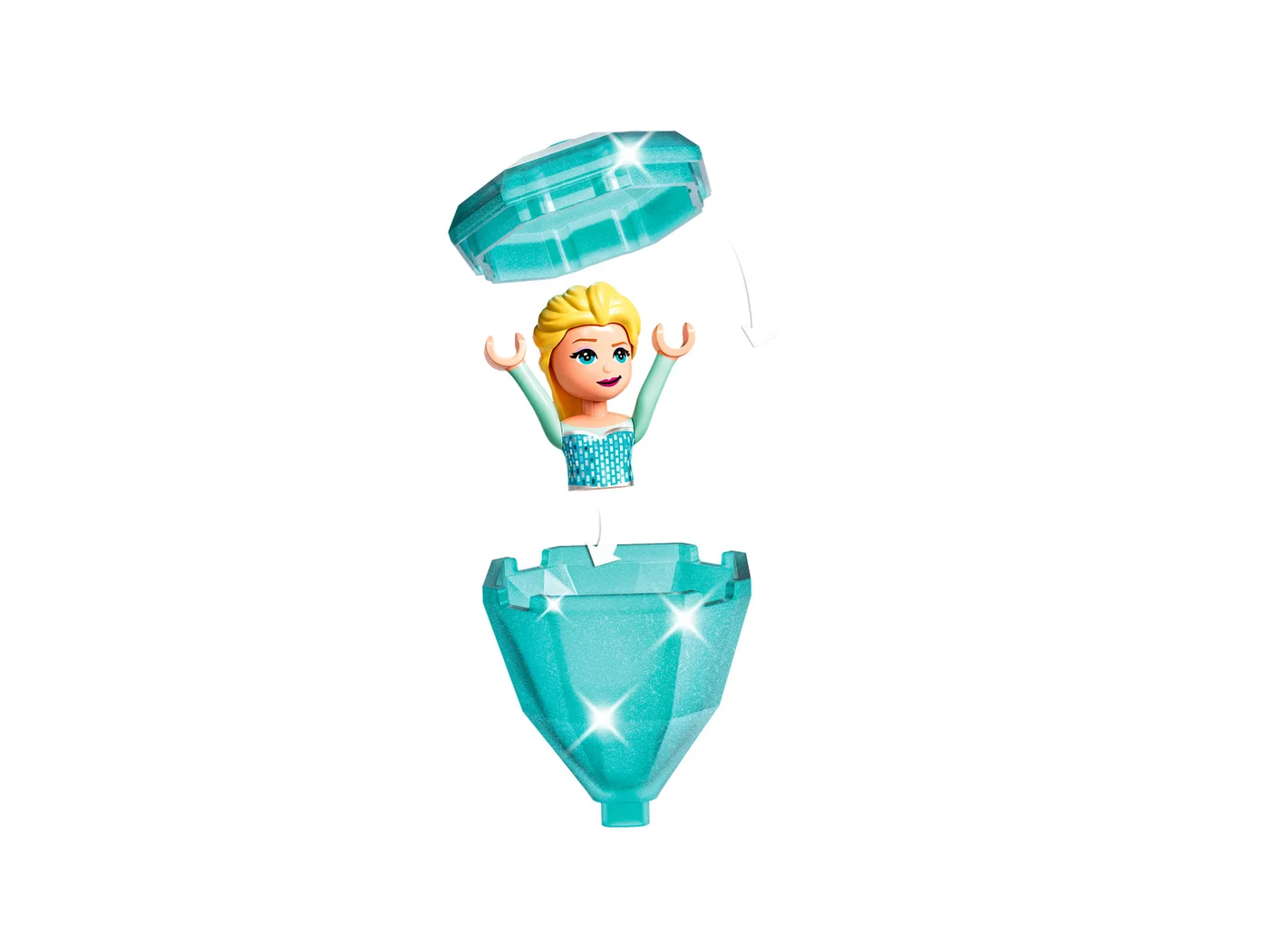 LEGO® Disney 43199 Il cortile del castello di Elsa - vue 5