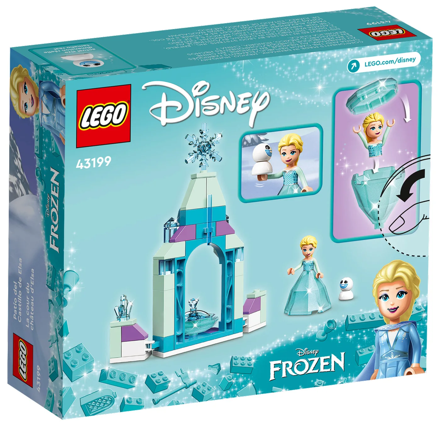 LEGO® Disney 43199 Il cortile del castello di Elsa - vue 6