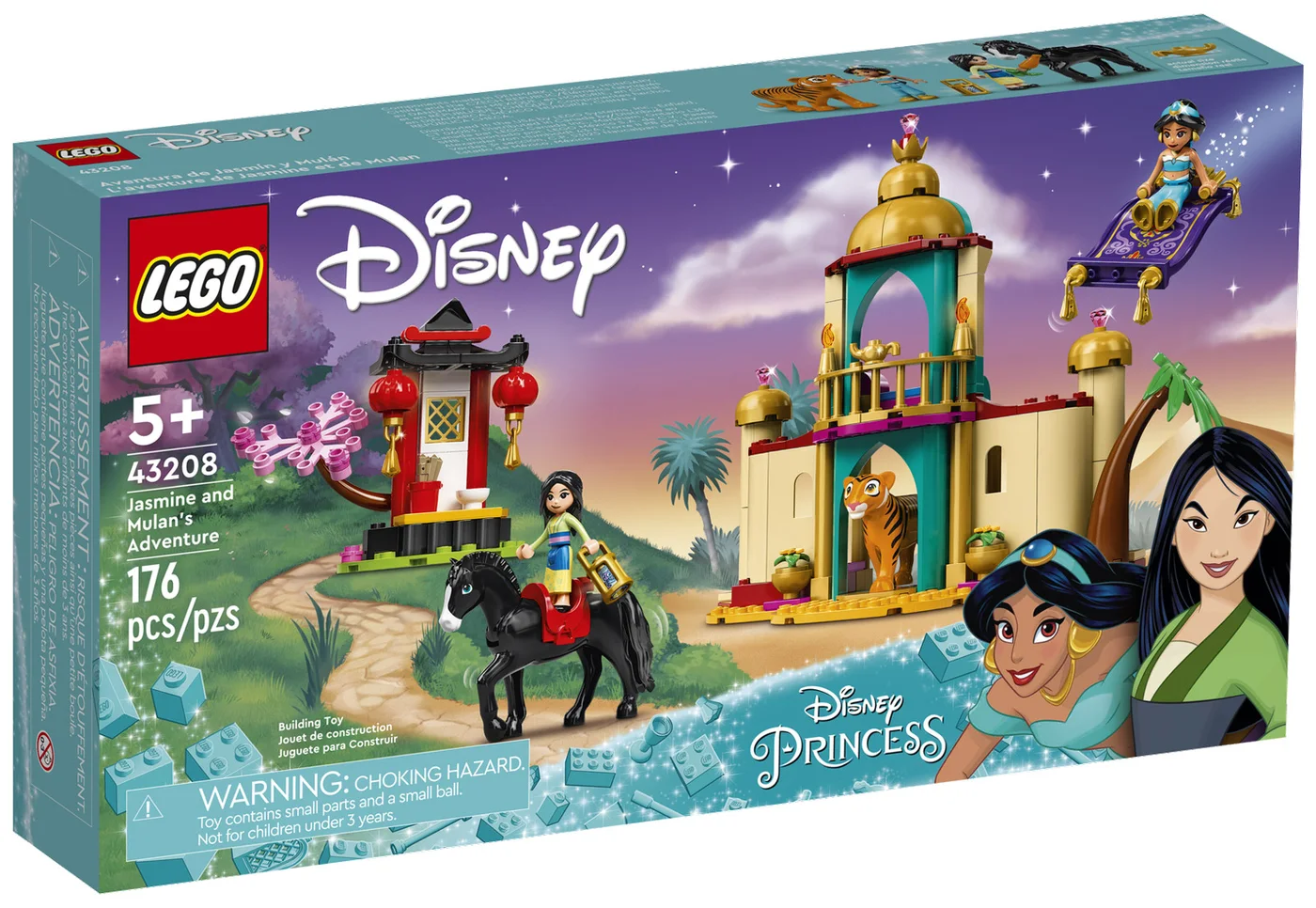 LEGO® Disney 43208 L’avventura di Jasmine e Mulan - vue 2