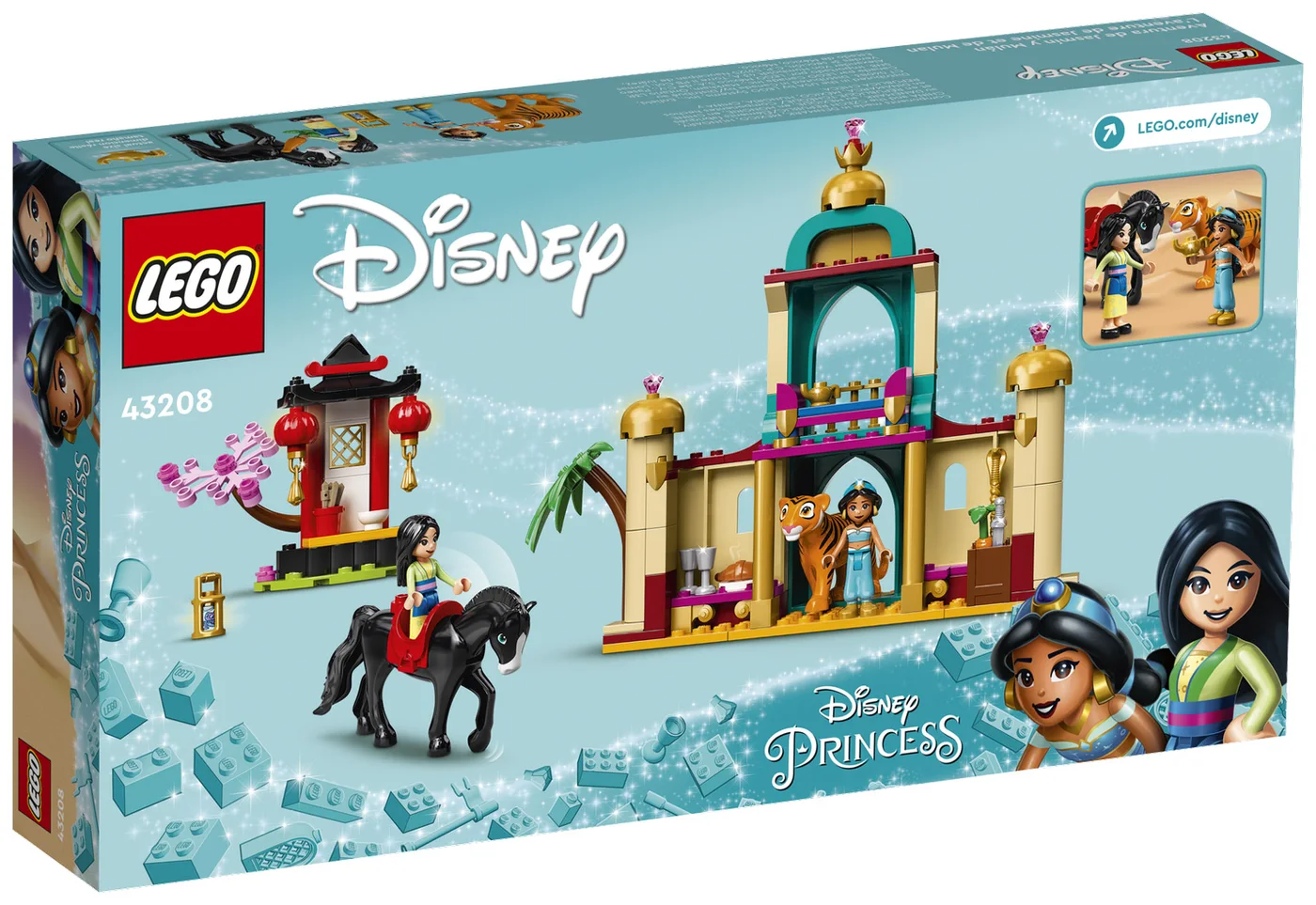 LEGO® Disney 43208 L’avventura di Jasmine e Mulan - vue 6
