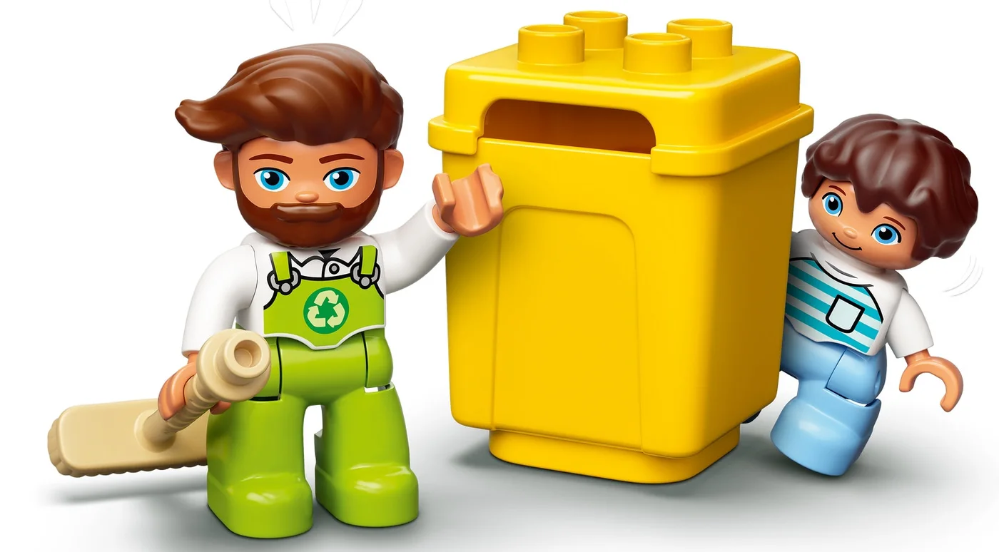 LEGO® DUPLO 10945 Camion della spazzatura e riciclaggio - vue 2