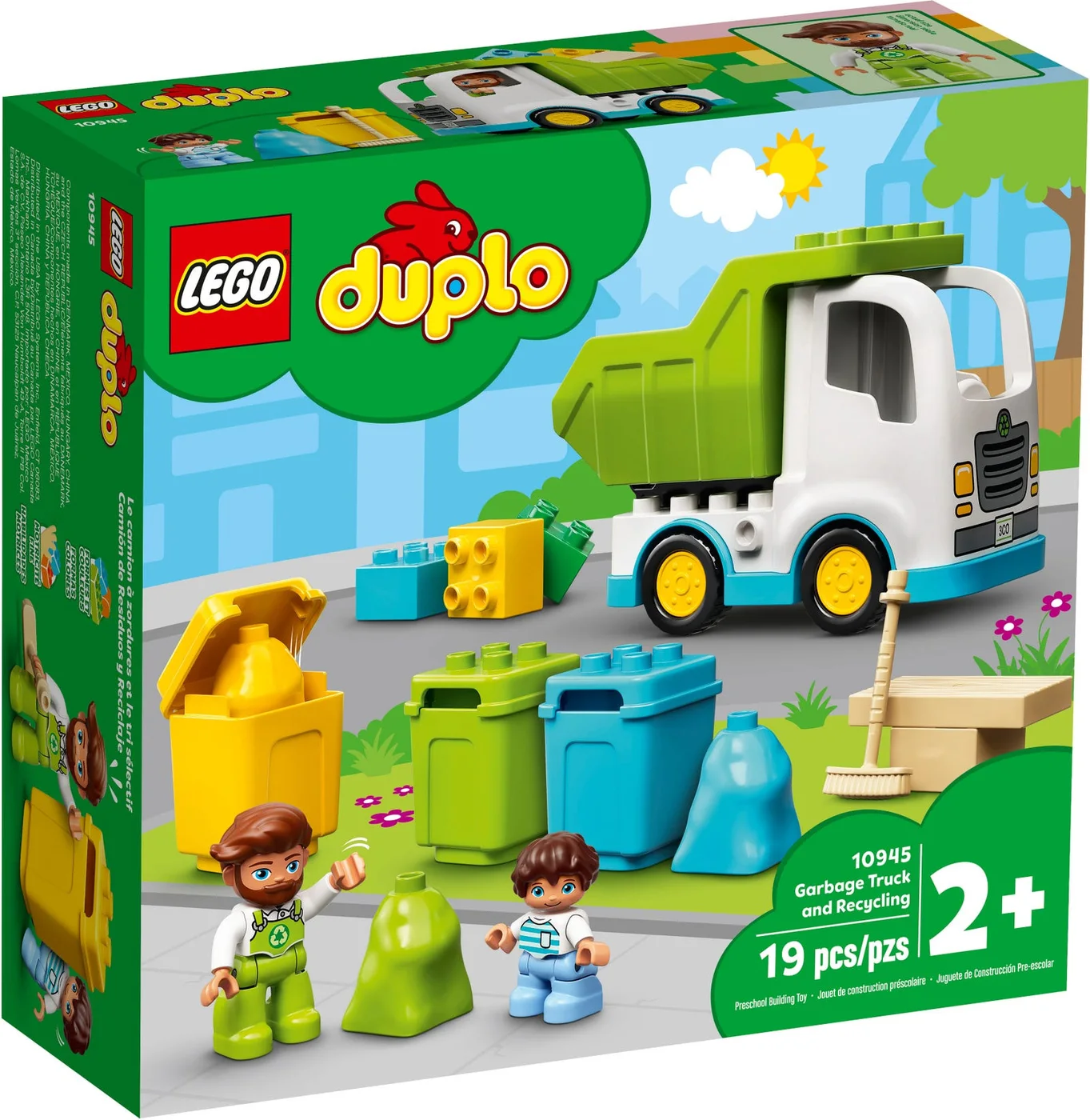 LEGO® DUPLO 10945 Camion della spazzatura e riciclaggio - vue 4
