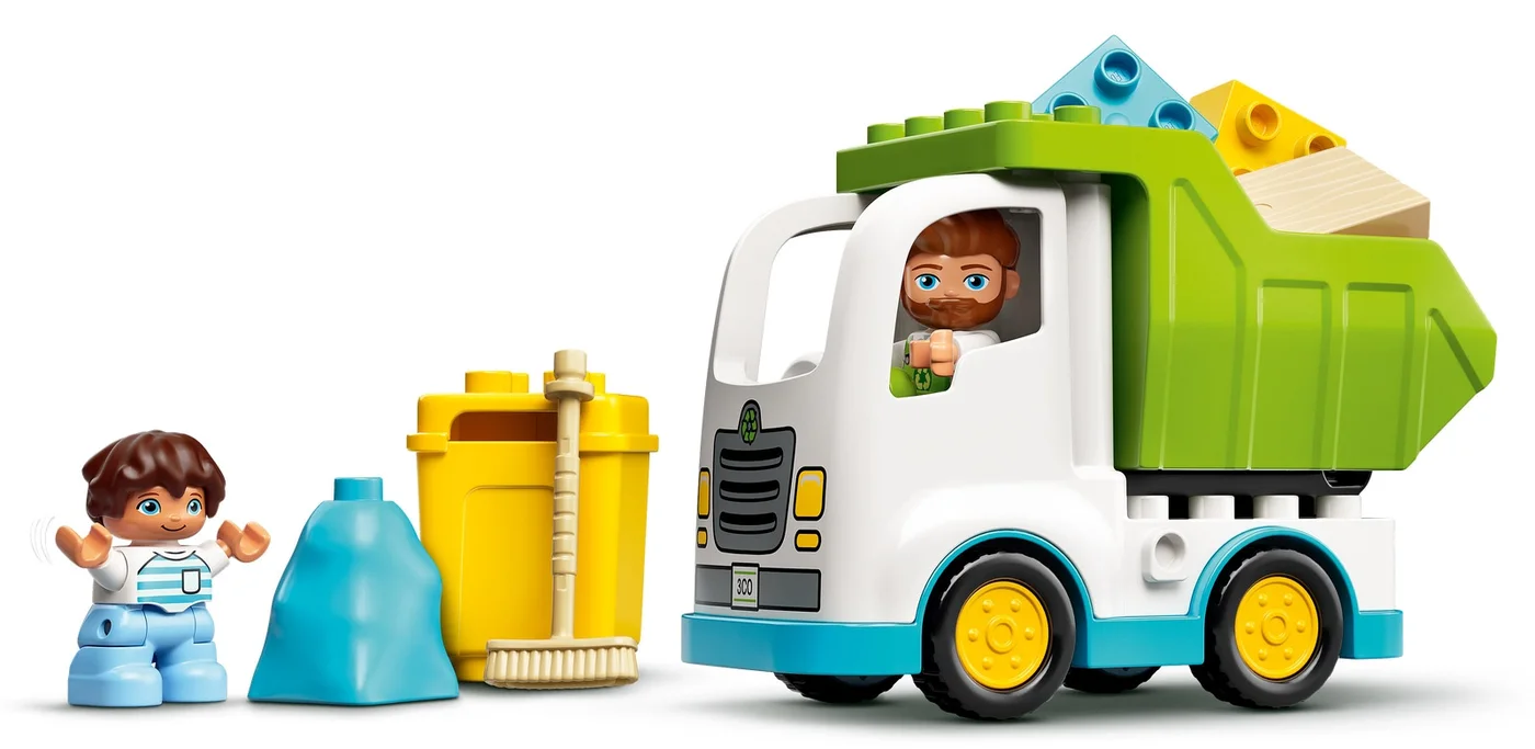 LEGO® DUPLO 10945 Camion della spazzatura e riciclaggio - vue 8