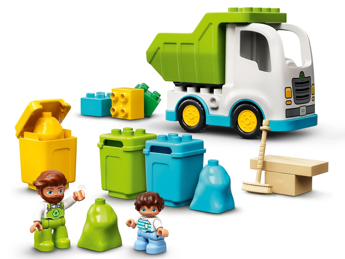 LEGO® DUPLO 10945 Camion della spazzatura e riciclaggio - vue 9
