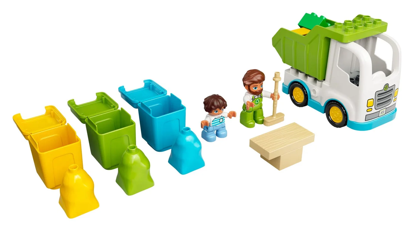 LEGO® DUPLO 10945 Camion della spazzatura e riciclaggio - vue 11