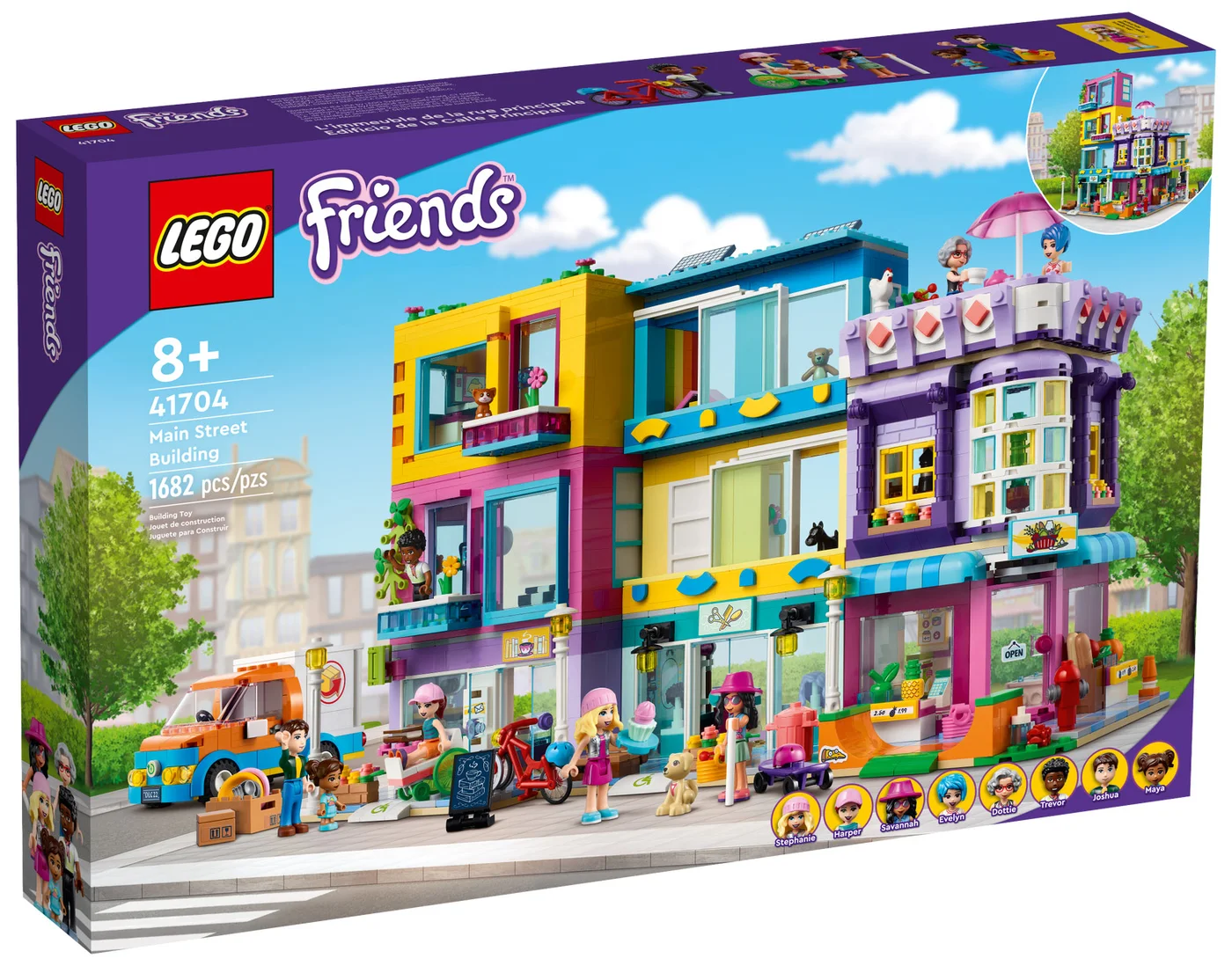LEGO® Friends 41704 Edificio della strada principale - vue 2