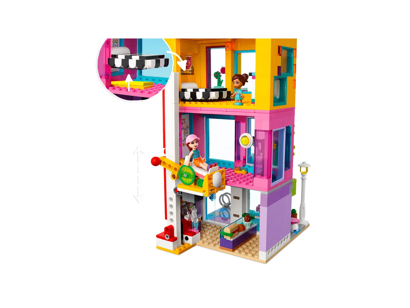 LEGO® Friends 41704 Edificio della strada principale - vue 5