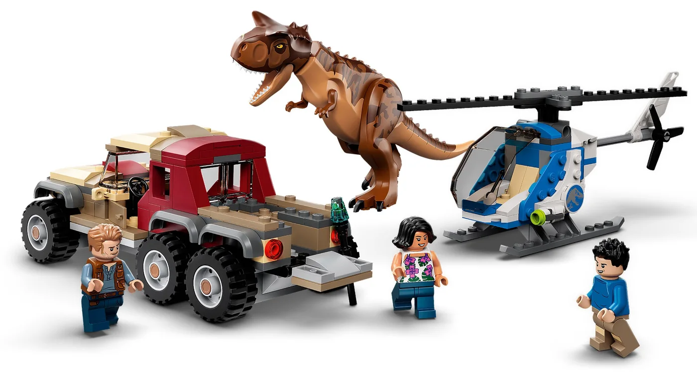 LEGO® Jurassic World 76941 L’inseguimento del dinosauro Carnotaurus - vue 5