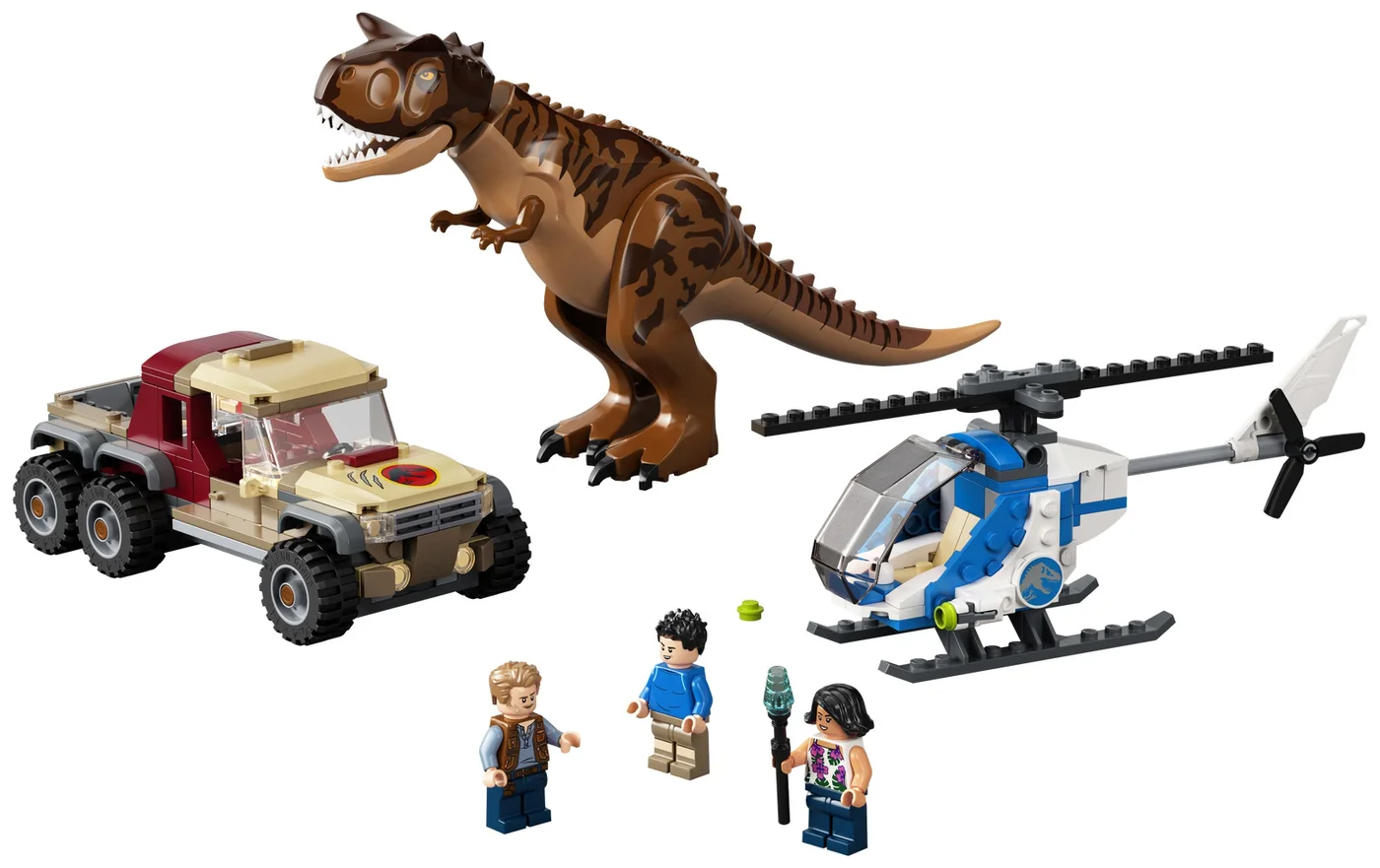 LEGO® Jurassic World 76941 L’inseguimento del dinosauro Carnotaurus - vue 12