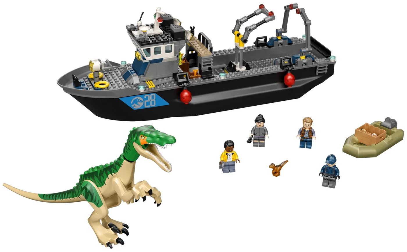 LEGO® Jurassic World 76942 Fuga sulla barca del dinosauro Baryonyx - vue 15